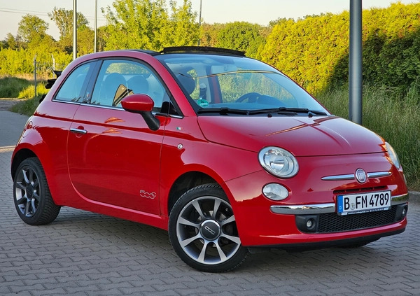 Fiat 500 cena 19900 przebieg: 127000, rok produkcji 2011 z Jaraczewo małe 277